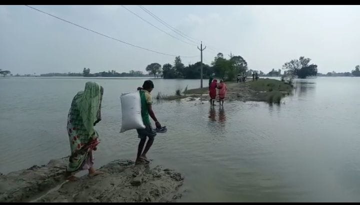 ghaghara water level decreased