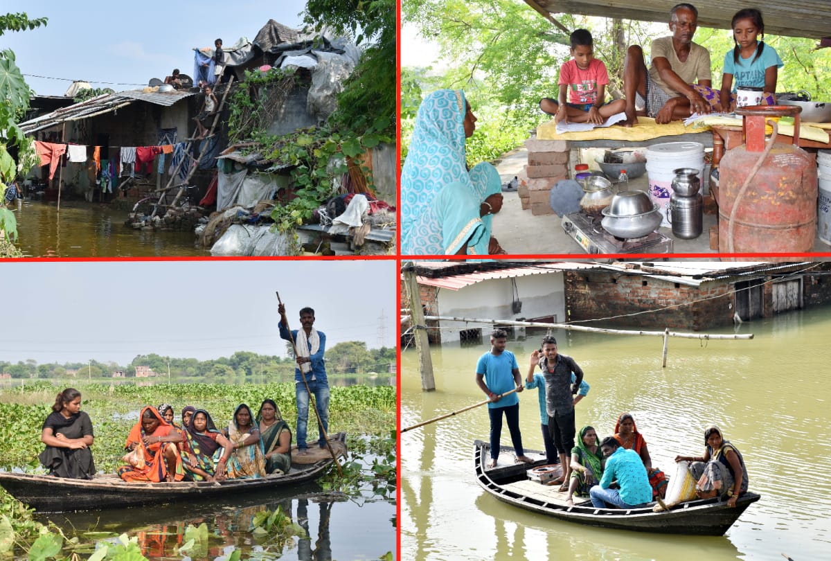 Flood like atmosphere in Gorakhpur after 23 years