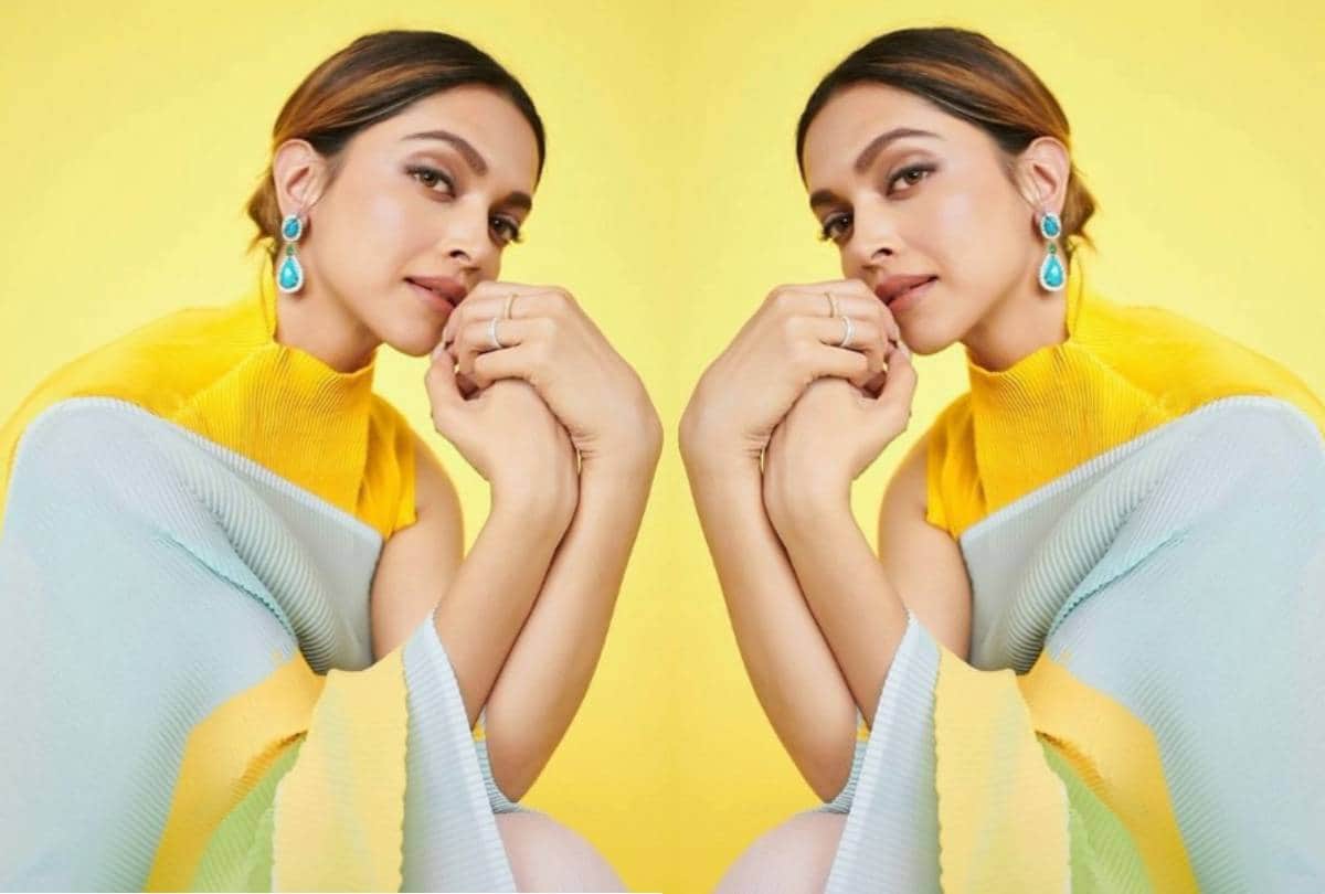 deepika padukone multicolor saree look pictures photos goes viral