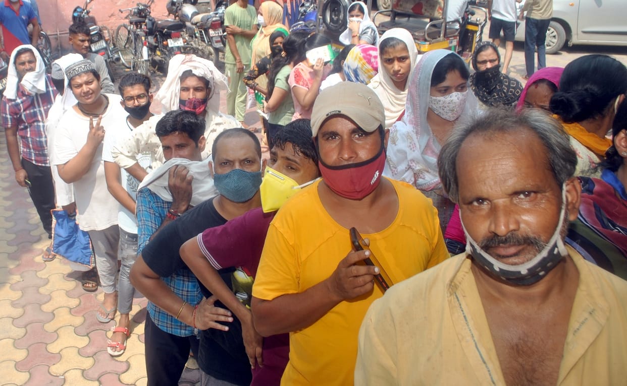 Crowd gathered in mega camp, 89.39 percent vaccination done