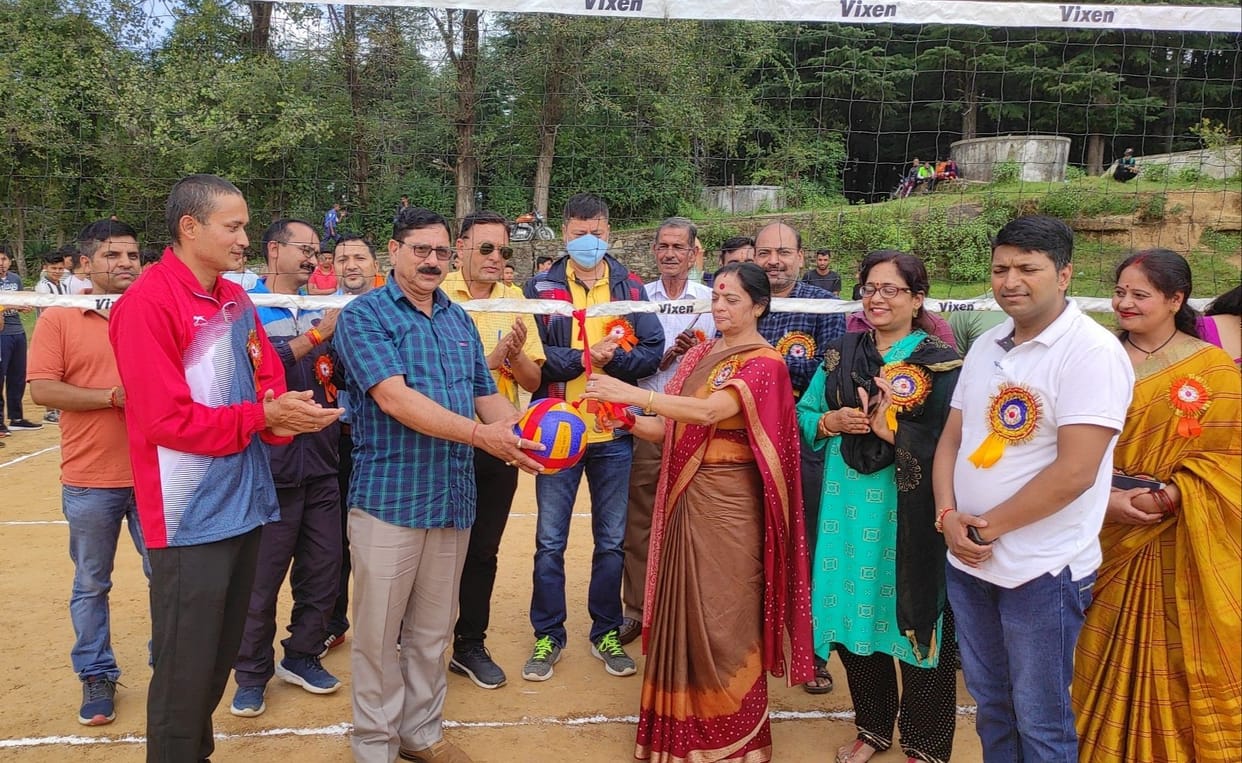 Vollyball Match in Lohaghat