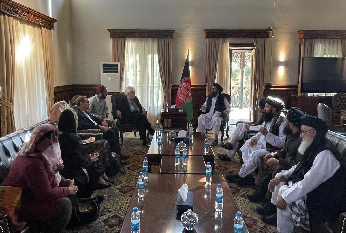 Taliban meets UN Secretary General Martin Griffiths in kabul Afghanistan