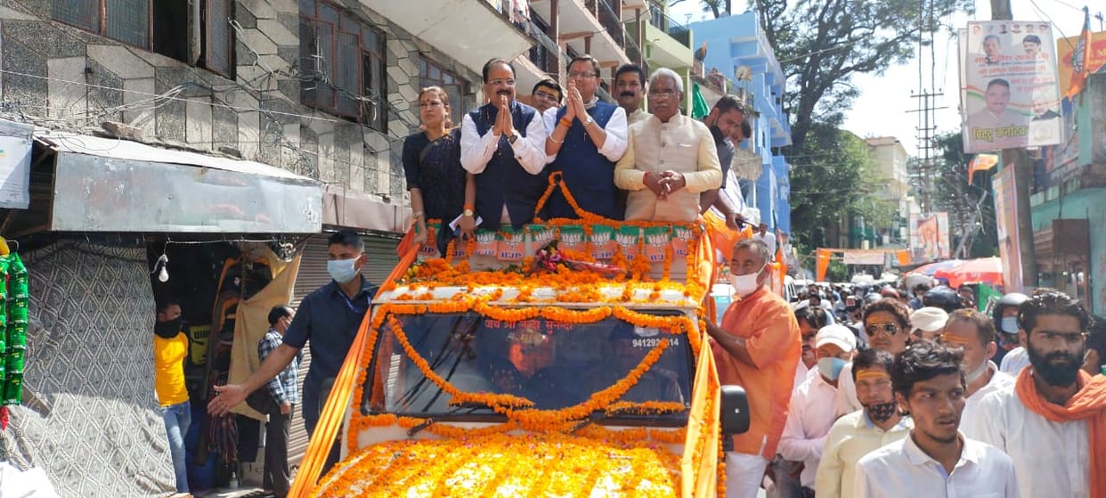 uttarakhand polls bjp launch campaign : Chief Minister Pushkar singh dhami visit in almora jan ashirwad yatra