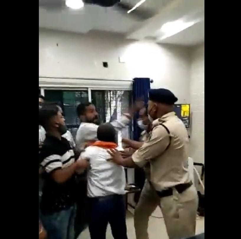 Right wing activists beat up priest and two others in Raipur police station over conversion in Raipur Chhattisgarh