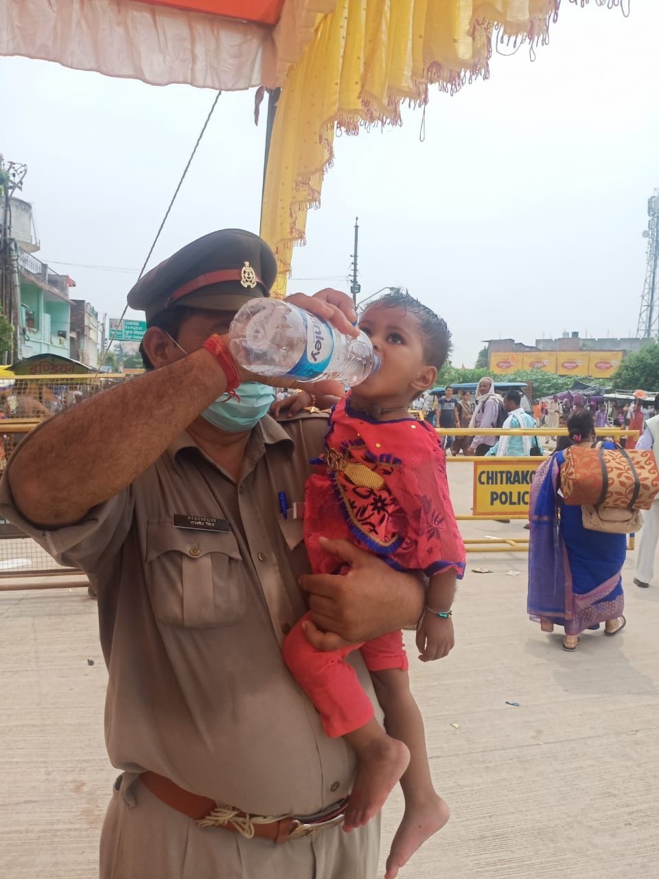 There was a gathering of devotees on the second day of Bhadai Amavasya