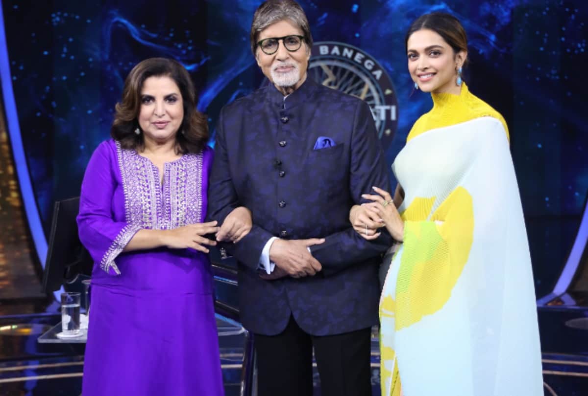 deepika padukone announced her next film with amitabh bachchan on the Sets Of kbc which is hindi remake of intern
