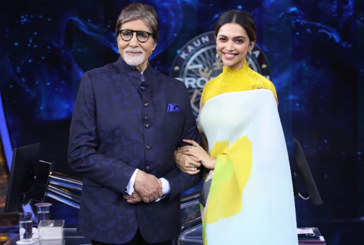 deepika padukone announced her next film with amitabh bachchan on the Sets Of kbc which is hindi remake of intern