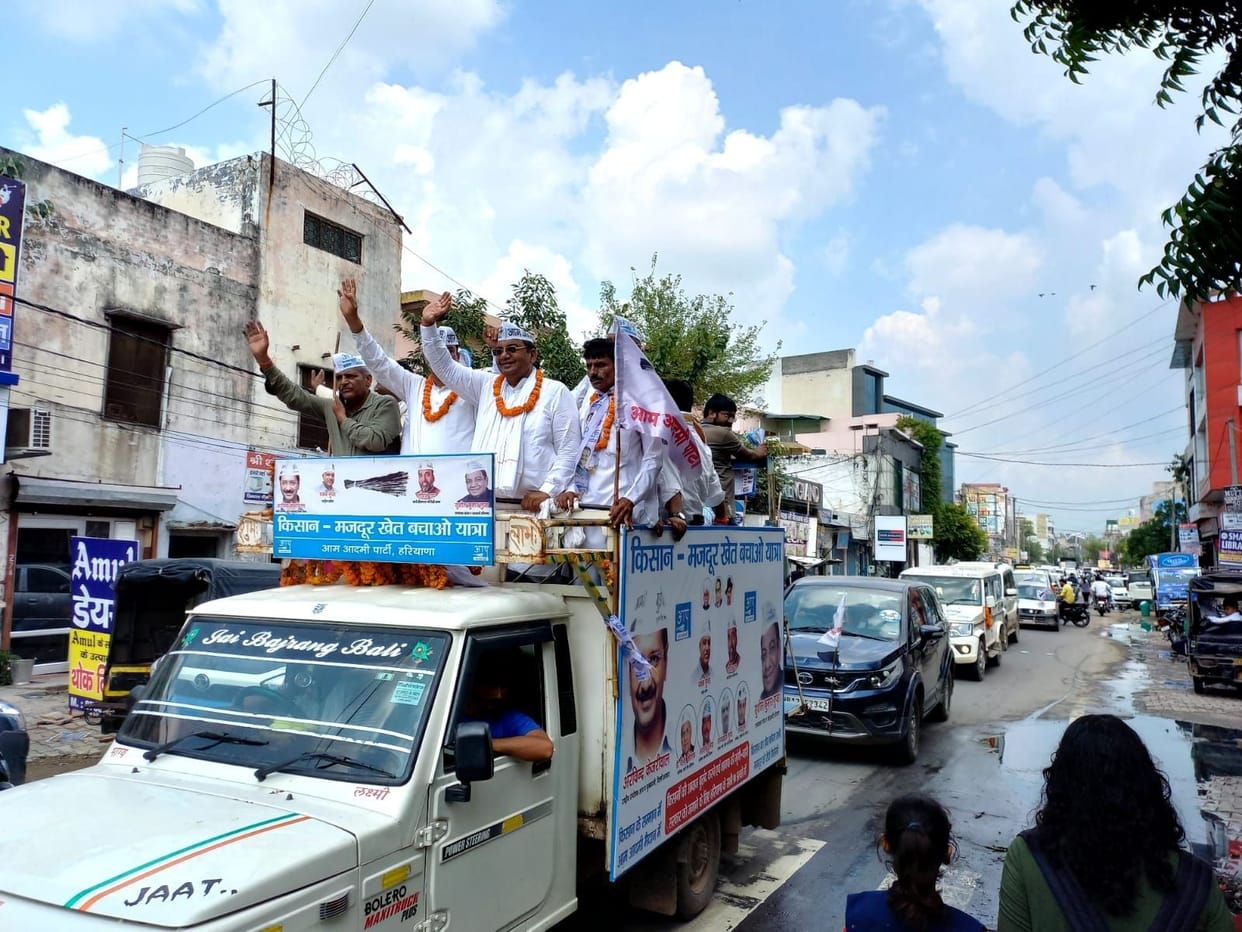 jhajjar bahadurgarh news,Government conspiring to snatch farmers' land: Sushil Gupta