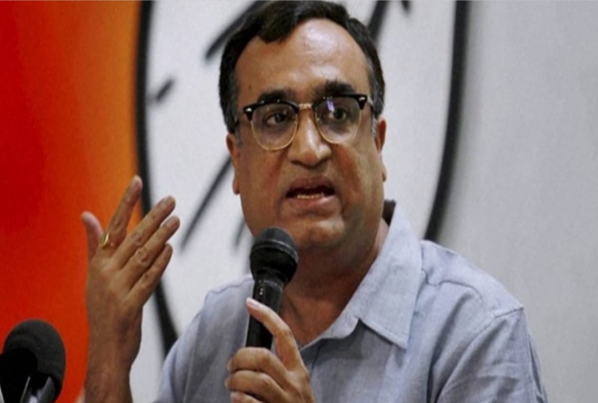 Congress General Secretary Ajay Makan Press Conference in Lucknow.