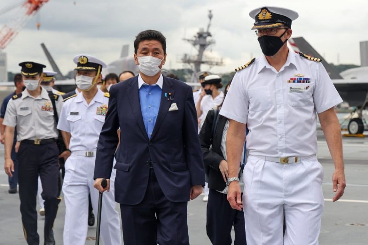 Britains aircraft carrier reached Tokyo port amid Chinas growing dominance in the Indo Pacific area
