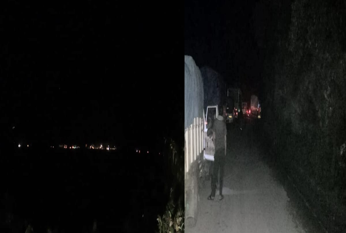 landslide on kalka shimla national highway near kandaghat solan himachal