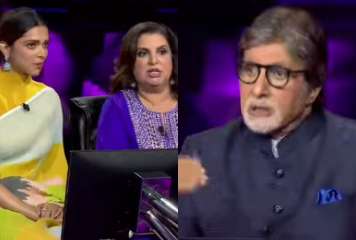 kaun banega crorepati farah khan request to amitabh bachchan to give more time to answer and says mera ek baccha lelo