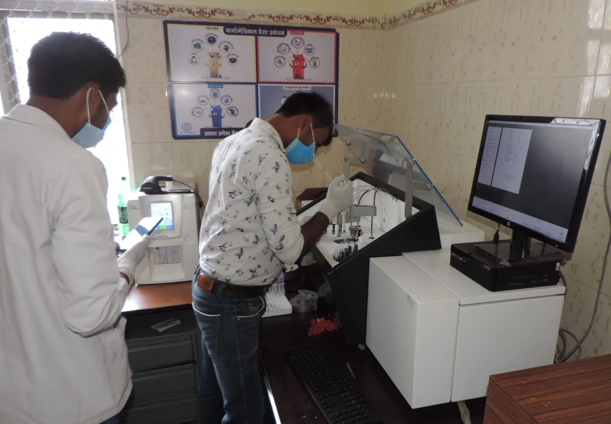 Pathology analyzer machine damaged, patients returned