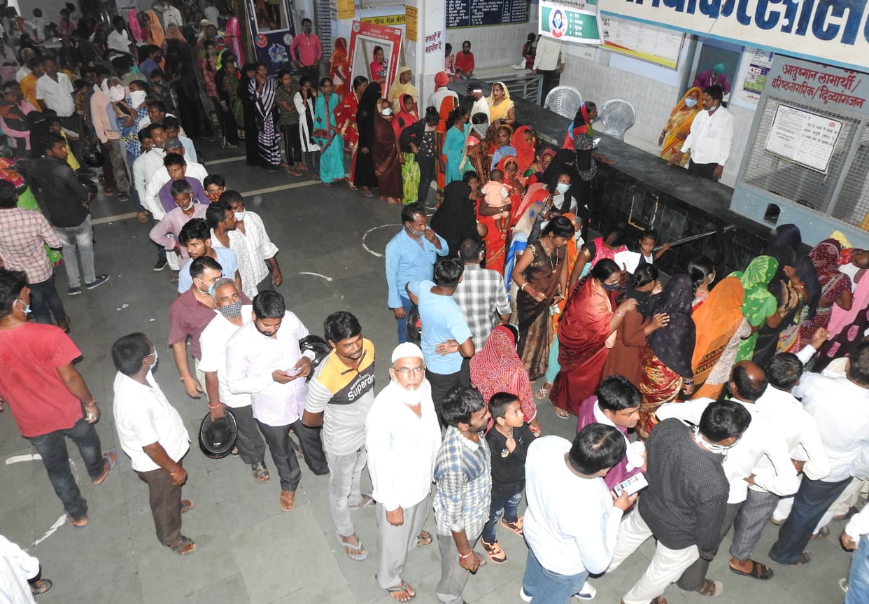 Four thousand patients arriving daily in government hospitals