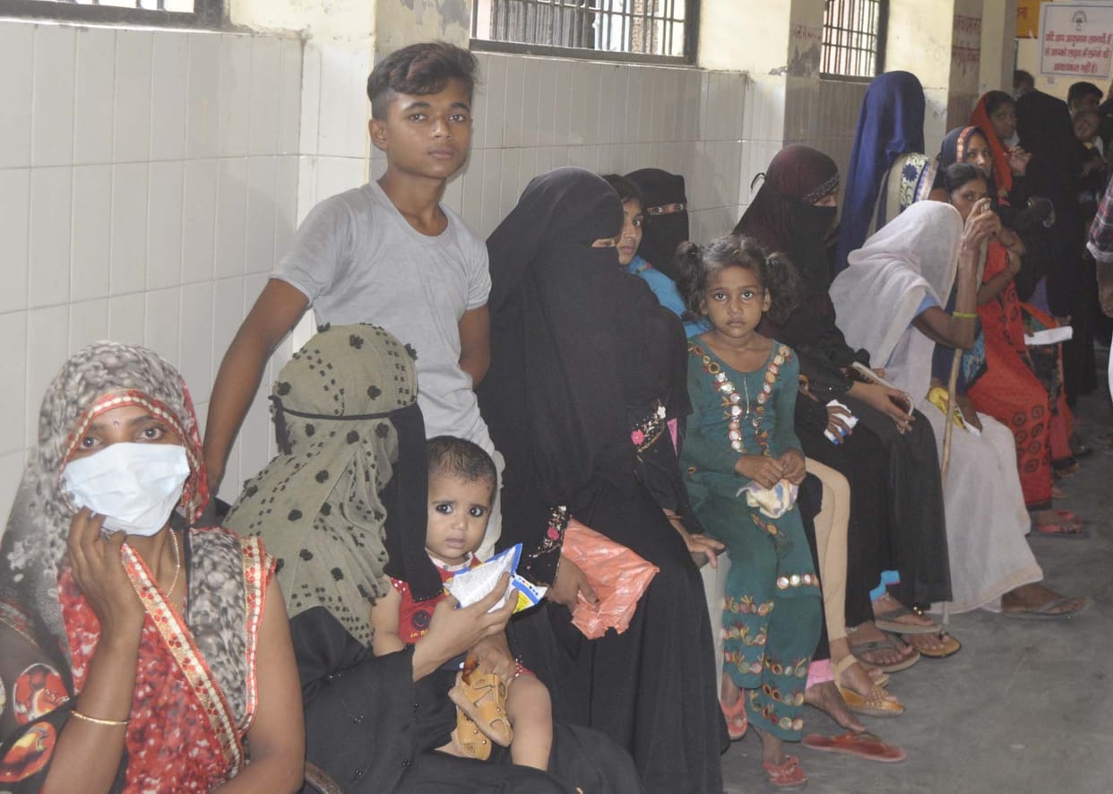 15 of pneumonia, ten children suffering from fever admitted