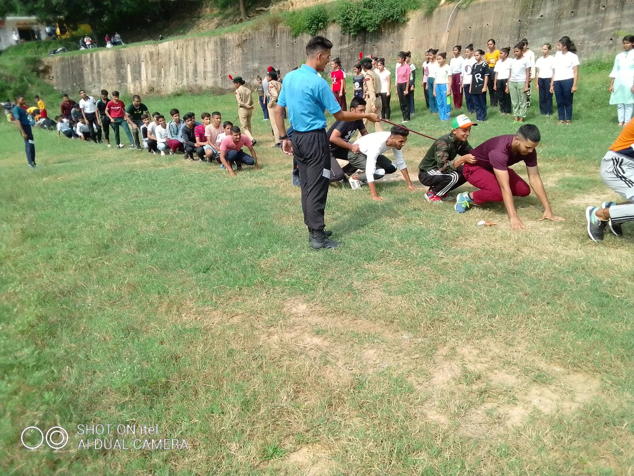 128 students entered the field for recruitment in NCC