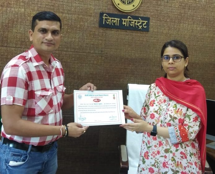 Agricultural scientist Dr Vikas Malik honored