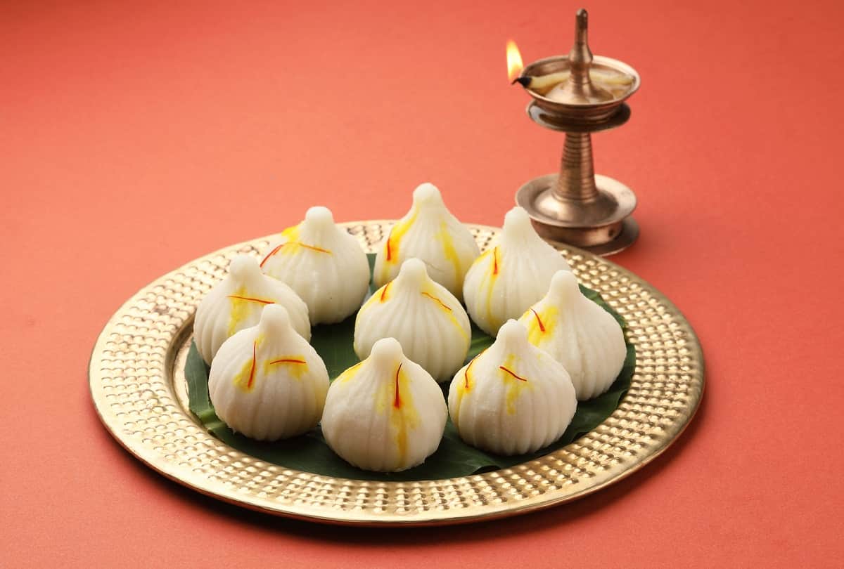 Ganesh Chaturthi 2023 modak recipe in hindi how to make modak with coconut and rice