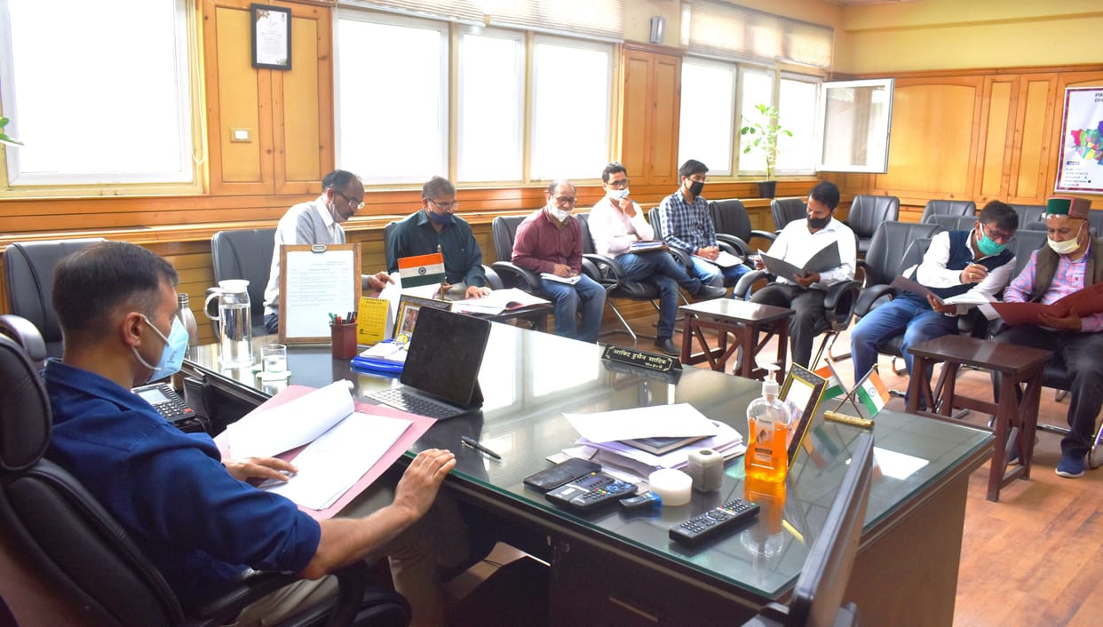 metting held in dc presence to increase polling station in kinnaur