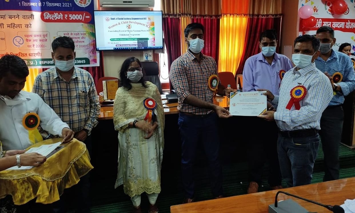 CDPO Rewalsar got first prize