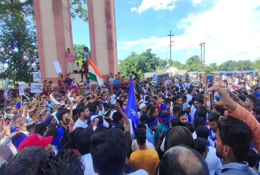 Haridwar News: Bheem Army and Azad Samaj Party Protest against Girl Murder in Delhi  Photos