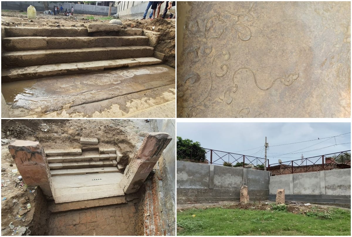Excavation Of Archaeological Survey In Etah Found Gupt Period Shilalekh