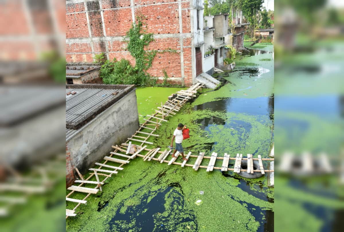People afraid after rain in gorakhpur