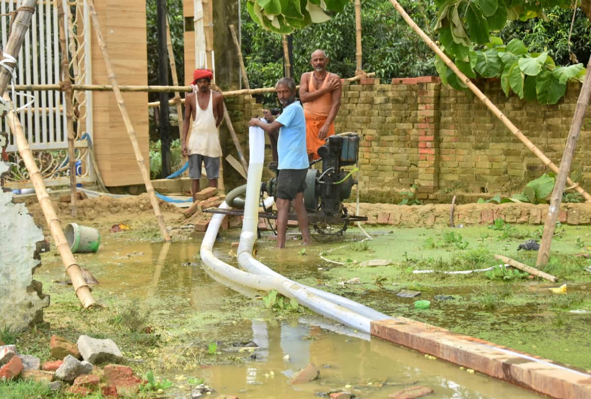 People afraid after rain in gorakhpur