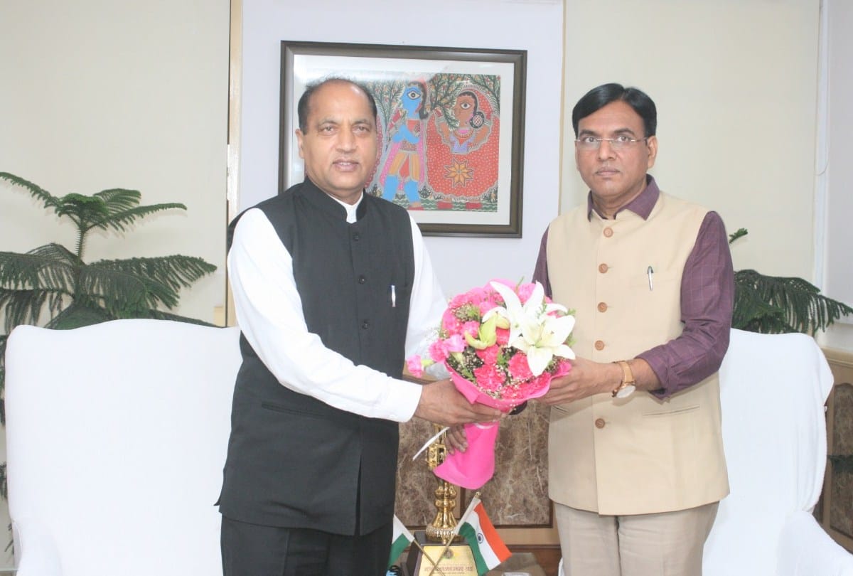 CM Jairam calls on the Union Health Minister Mansukh L Mandaviya, raised the demand for approval of Bulk Drug Pharma Park