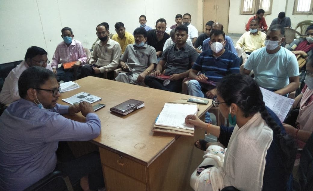 Complainant flared up in Tehsil Day