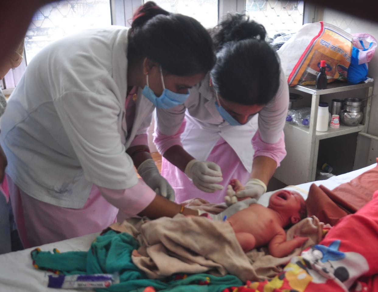 Amidst the uproar, a sample of mother and child was taken for DNA test