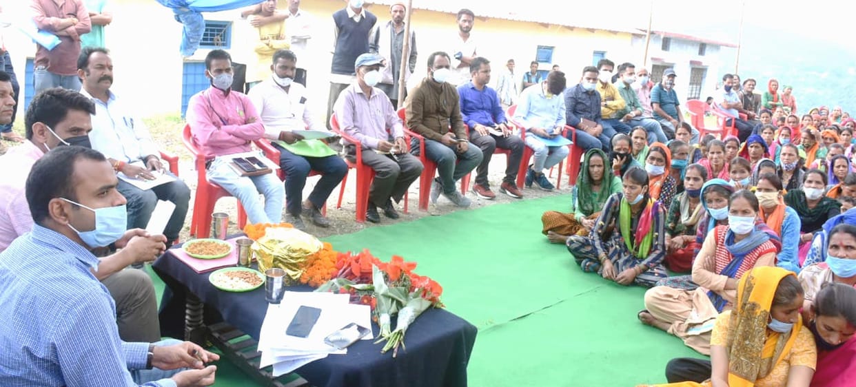 DM listened the problems in chaupal