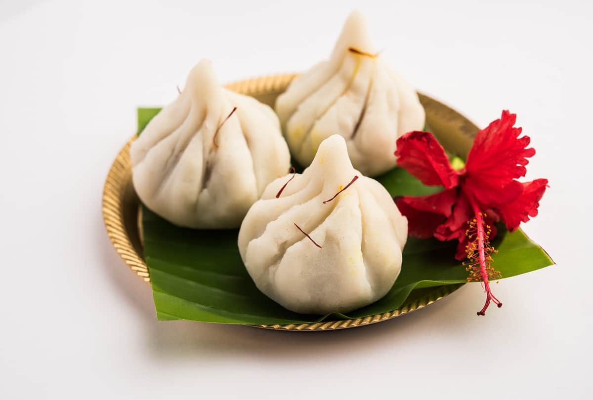 Ganesh Chaturthi 2023 modak recipe in hindi how to make modak with coconut and rice
