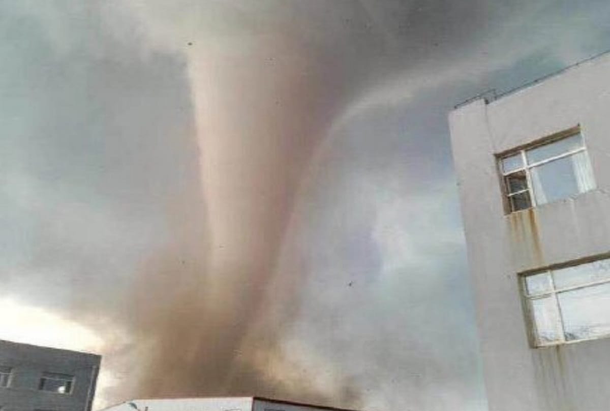 largest dairy farm of New Jersey nearly destroyed in tornado