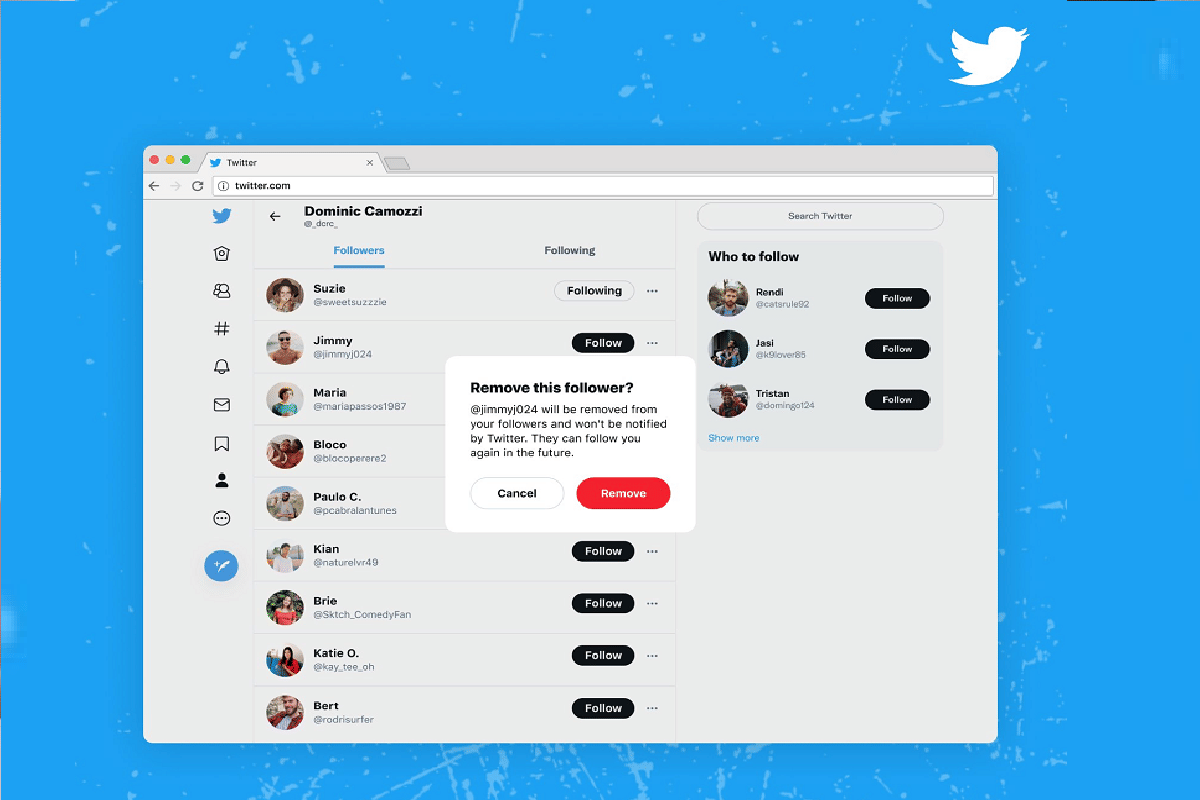 Twitter testing a feature to remove followers without blocking them here how