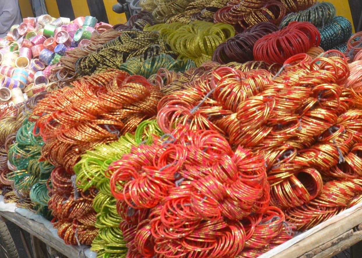 Business activities collapsed in bangle market