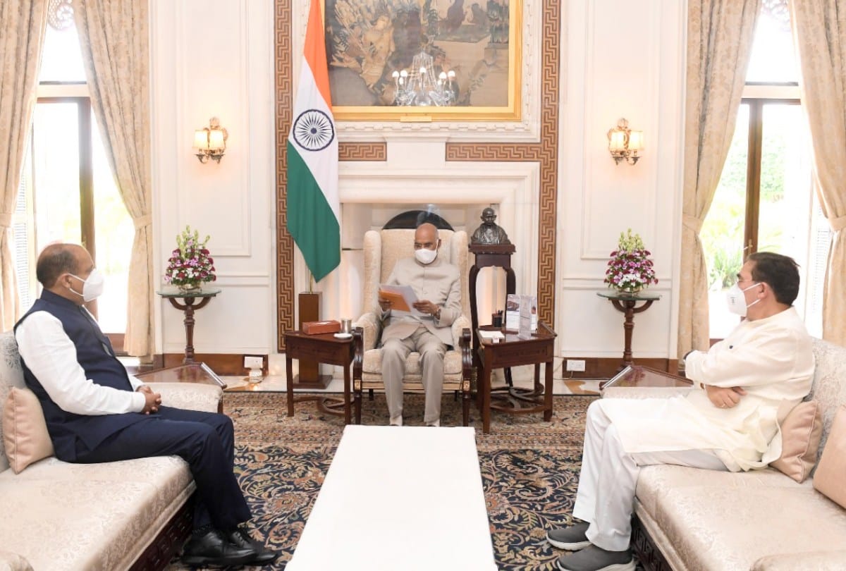 CM jairam extends formal invitation to President on india  Ram Nath Kovind to visit HP for special session of Vidhan Sabha