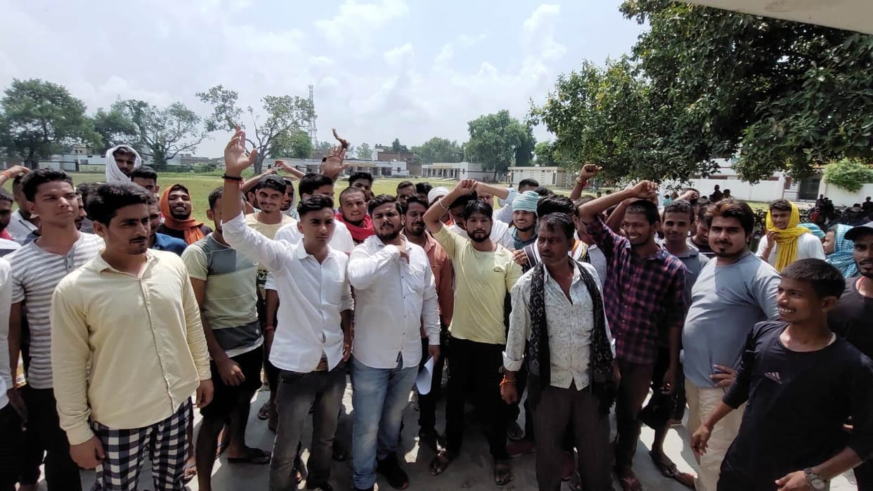 Youth stopped the construction of housing on the sports ground