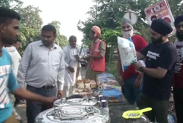 Farmers protest continued for the third day outside Mini Secretariat in Karnal