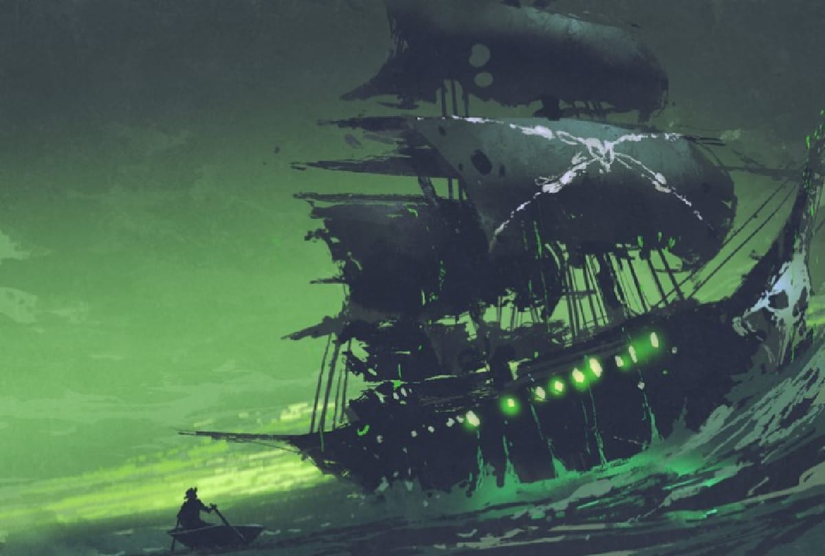 Flying Dutchman ship for 500 years this cursed ship had been wandering in the seas