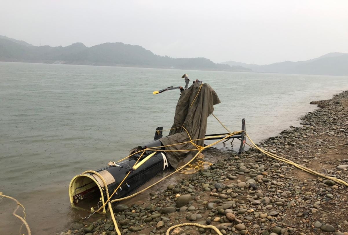 Helicopter crashes in Ranjit Sagar lake in Jammu and Kashmir Debris removed after 36 days