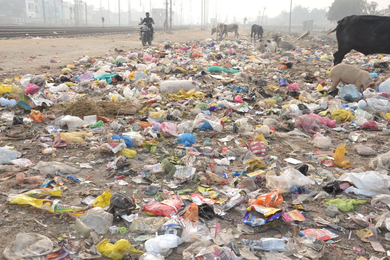 Garbage points reduced in the record, dirt spread everywhere in the Bhiwani city