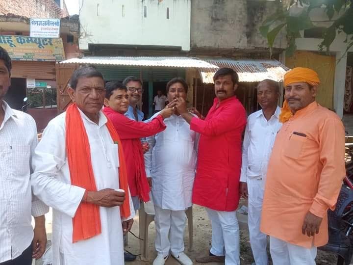 bjp jiladhyaksh welcomed