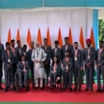 भारतीय पैरा एथलीटों के साथ पीएम नरेंद्र मोदी
