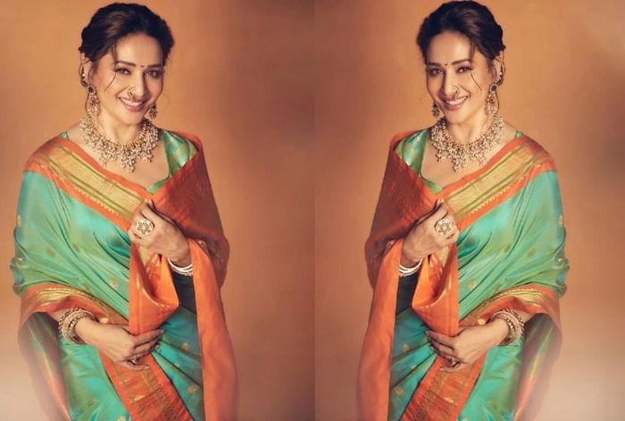 Sawan 2023 bollywood actress in green saree Madhuri Dixit to janhvi kapoor