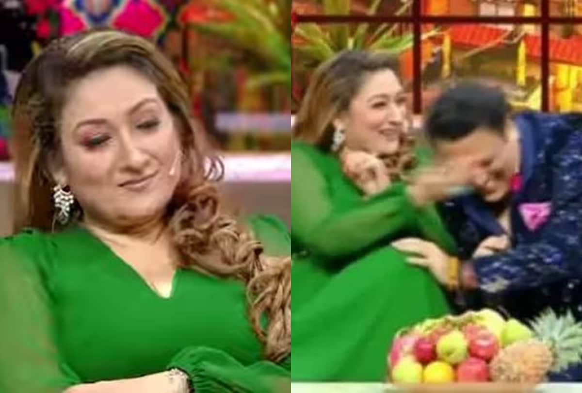 The kapil sharma show sunita gave reply on kapil question to govinda says mujhe pta hai kachhe bhi kaun se color ka hai