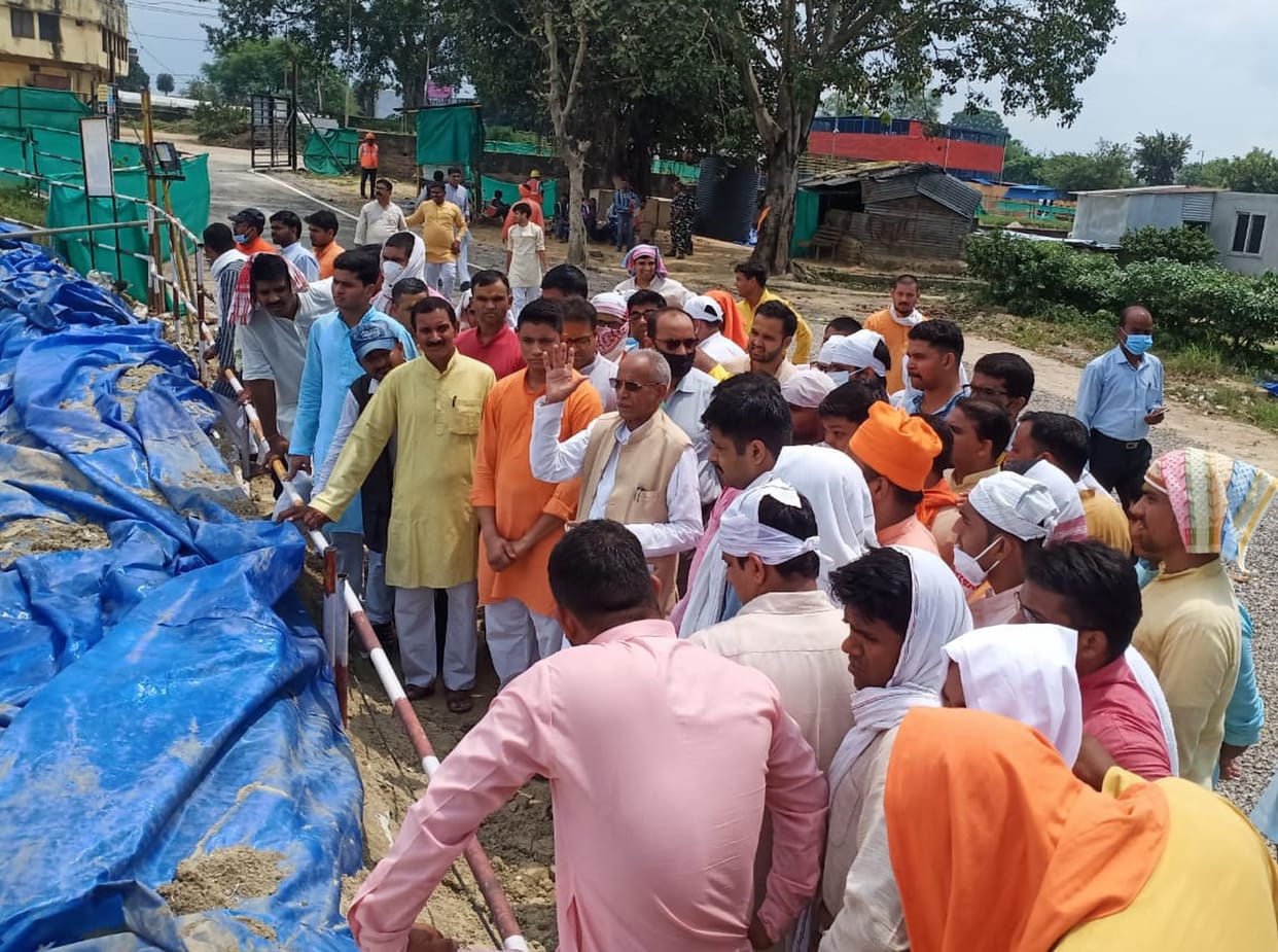 Trust informing Ram devotees about the progress of temple construction