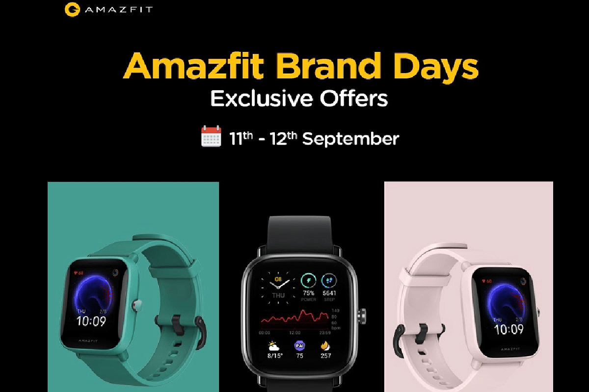 Amazing days with Amazfit Best Deals on Amazfit GTS 2 Mini Amazfit Bip U and Amazfit Bip u