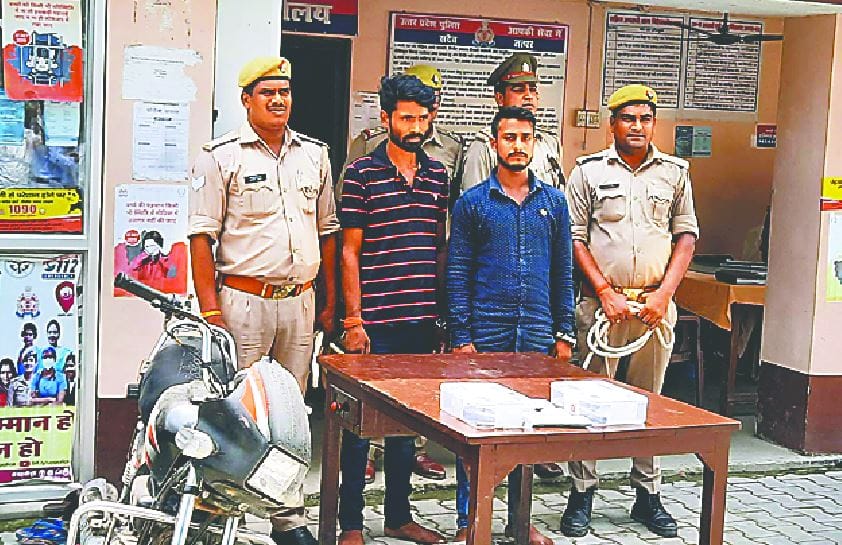 Mau: Police encounter with bike robbery gang, two miscreants arrested