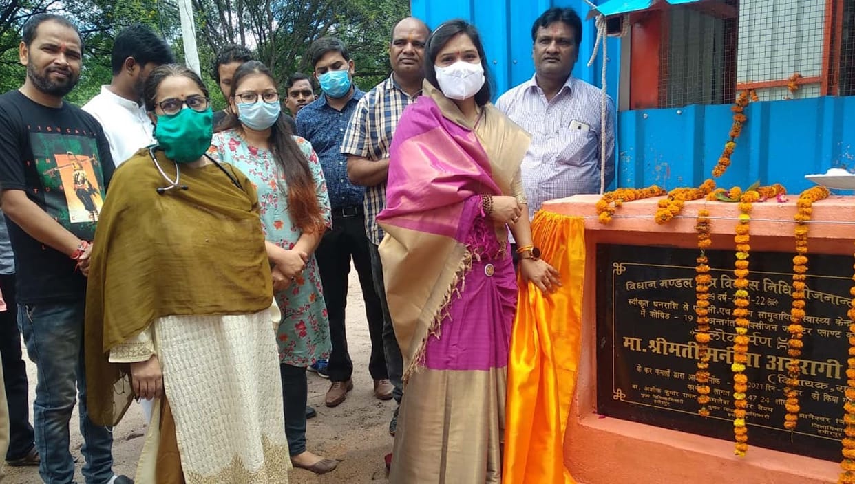 MLA inaugurated oxygen plant